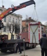 Демонтаж незаконних МАФів в історичній частині міста (вул. Гоголя).