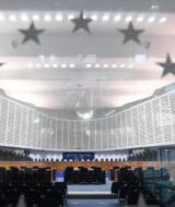 Зала засідань Європейського суду з прав людини, Страсбург, Франція.