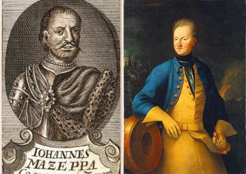 Шведський король Карл ХІІ, як і його політичний партнер — гетьман Іван Мазепа (ліворуч) — довго вагався,  перш ніж обидві сторони нарешті уклали військово-політичний союз.