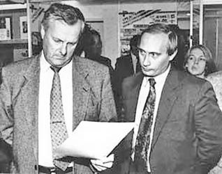 Анатолий Собчак и Владимир Путин.