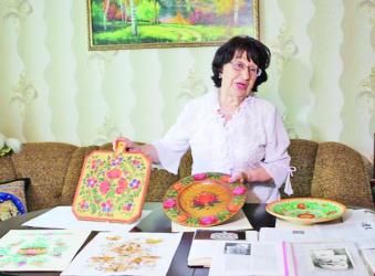 Наталія Беркута 47 років свого життя присвятила полтавському розпису.