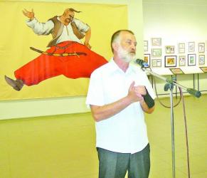 Виставка ілюстрацій до «Енеїди» — авторський проект краєзнавця Бориса Тристанова.