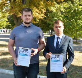Андрій Бучинський (ліворуч) та Денис Гричук зізнаються,  що перемога в конкурсі стала для них цілковитою несподіванкою.