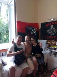 «Гера» та «Ербіс» провідували «Тритона» в шпиталі.