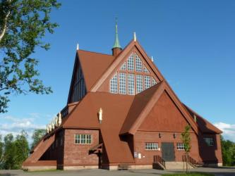 Церква в місті Кіруна (Kiruna Kyrka).